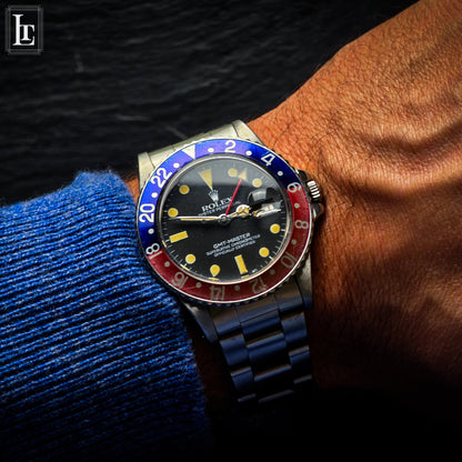 Rolex GMT Master 16750 Pepsi b&p