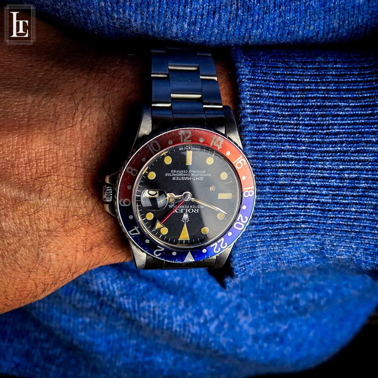 Rolex GMT Master 16750 Pepsi b&p
