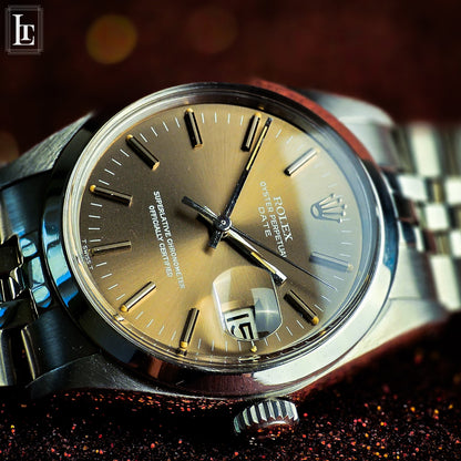 Rolex Date ref.1500 dial caramello