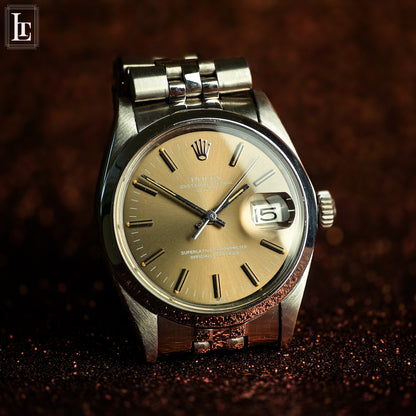Rolex Date ref.1500 dial caramello