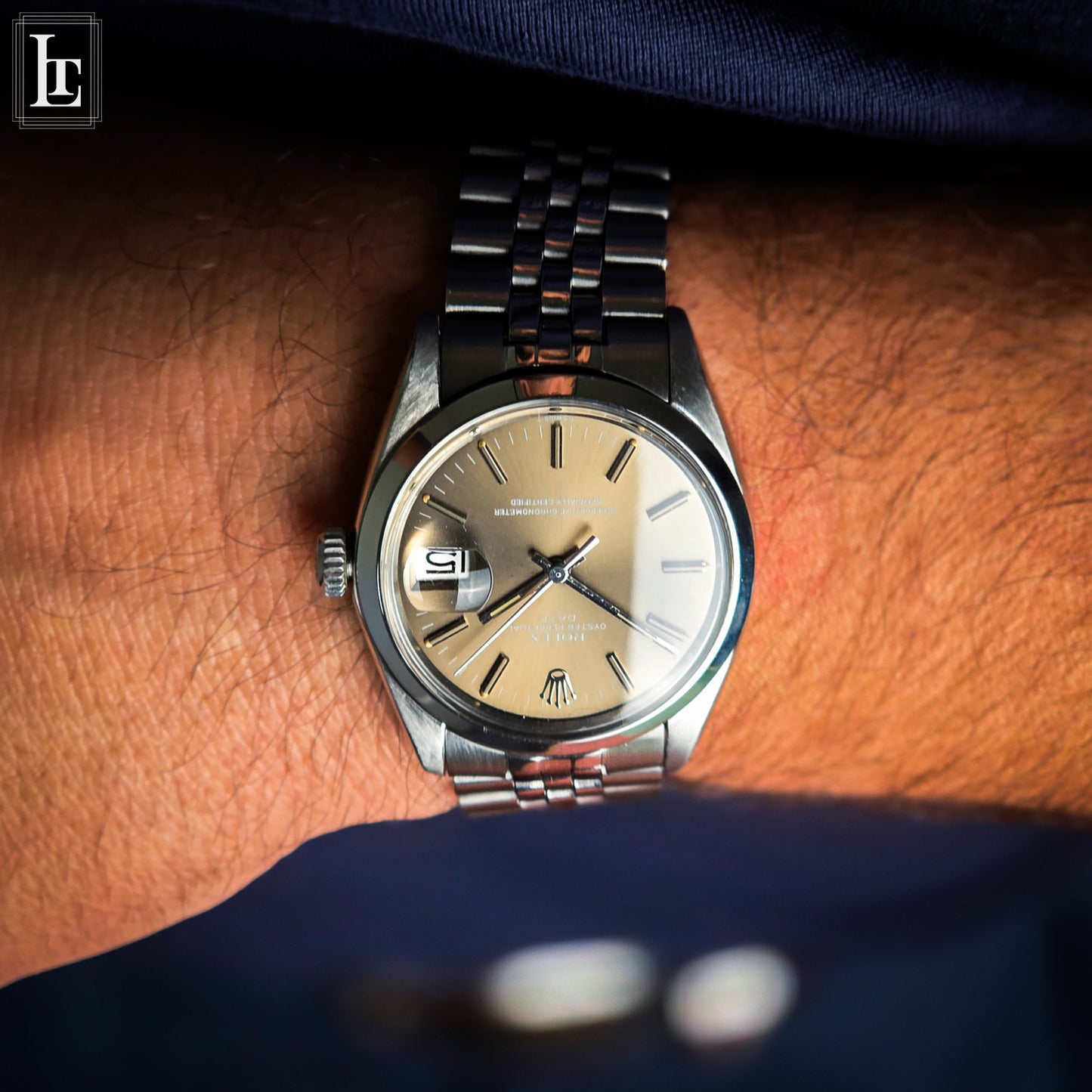 Rolex Date ref.1500 dial caramello