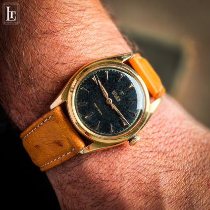 Rolex Precision Ref. 4365 nero oro rosa 18k