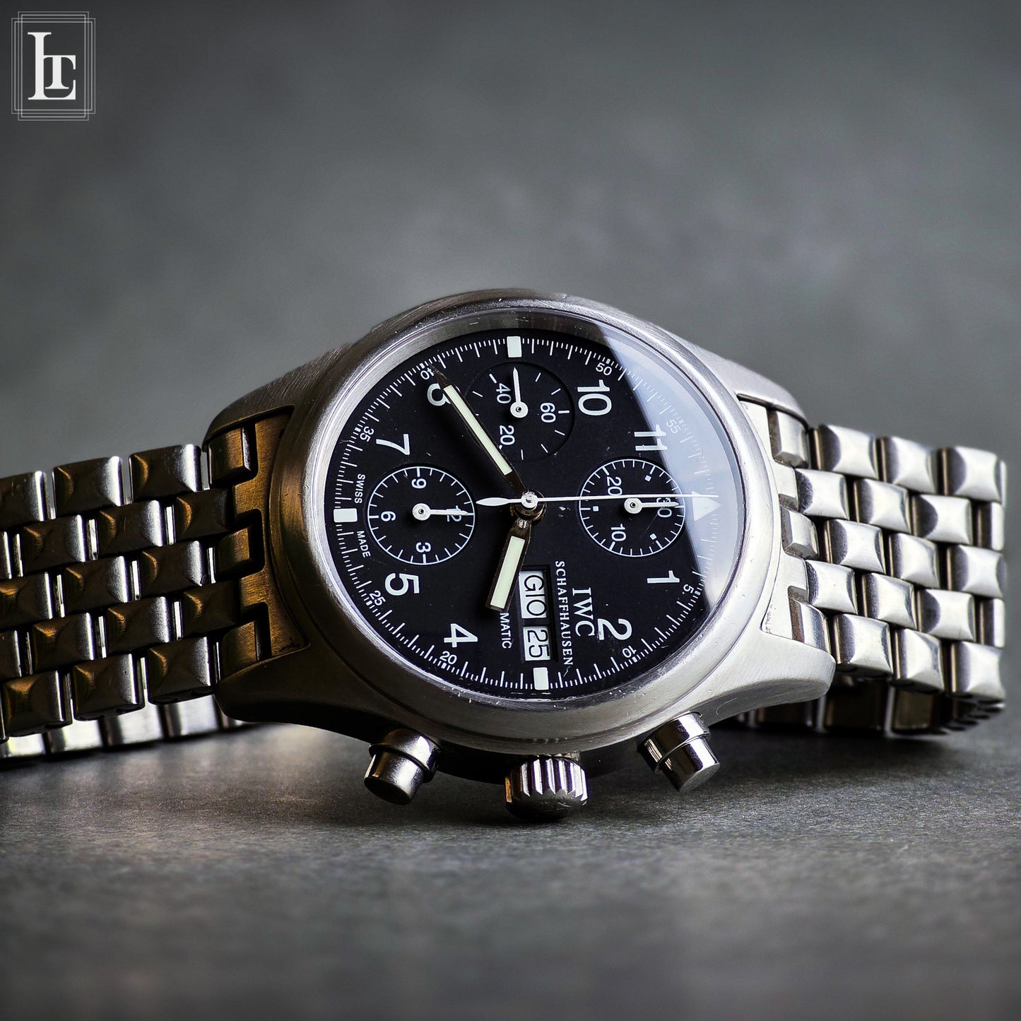IWC Fliegerchronograph Pilot b&p