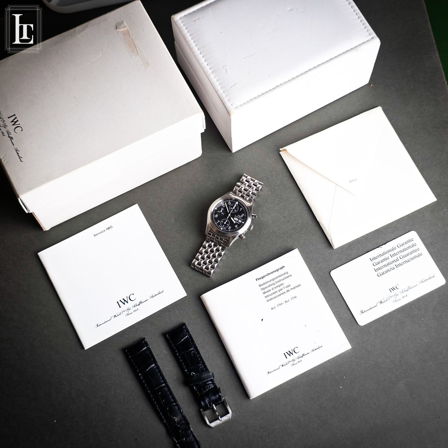 IWC Fliegerchronograph Pilot b&p