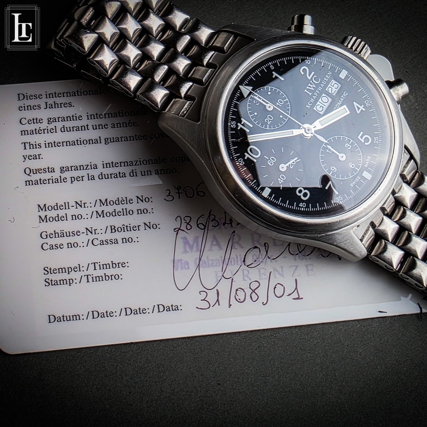 IWC Fliegerchronograph Pilot b&p