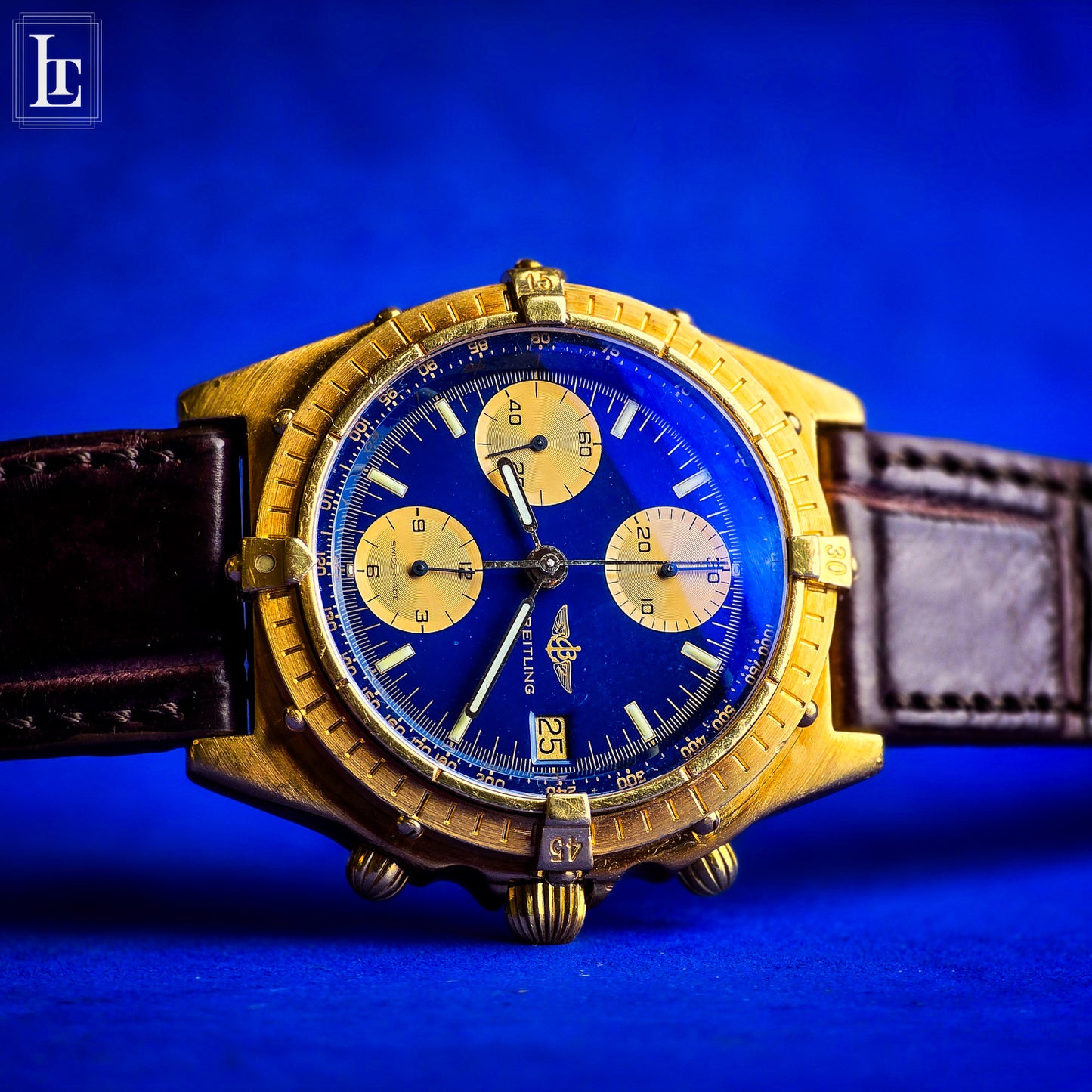 Breitling Chronomat blue 18k