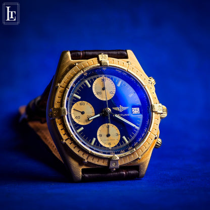 Breitling Chronomat blue 18k