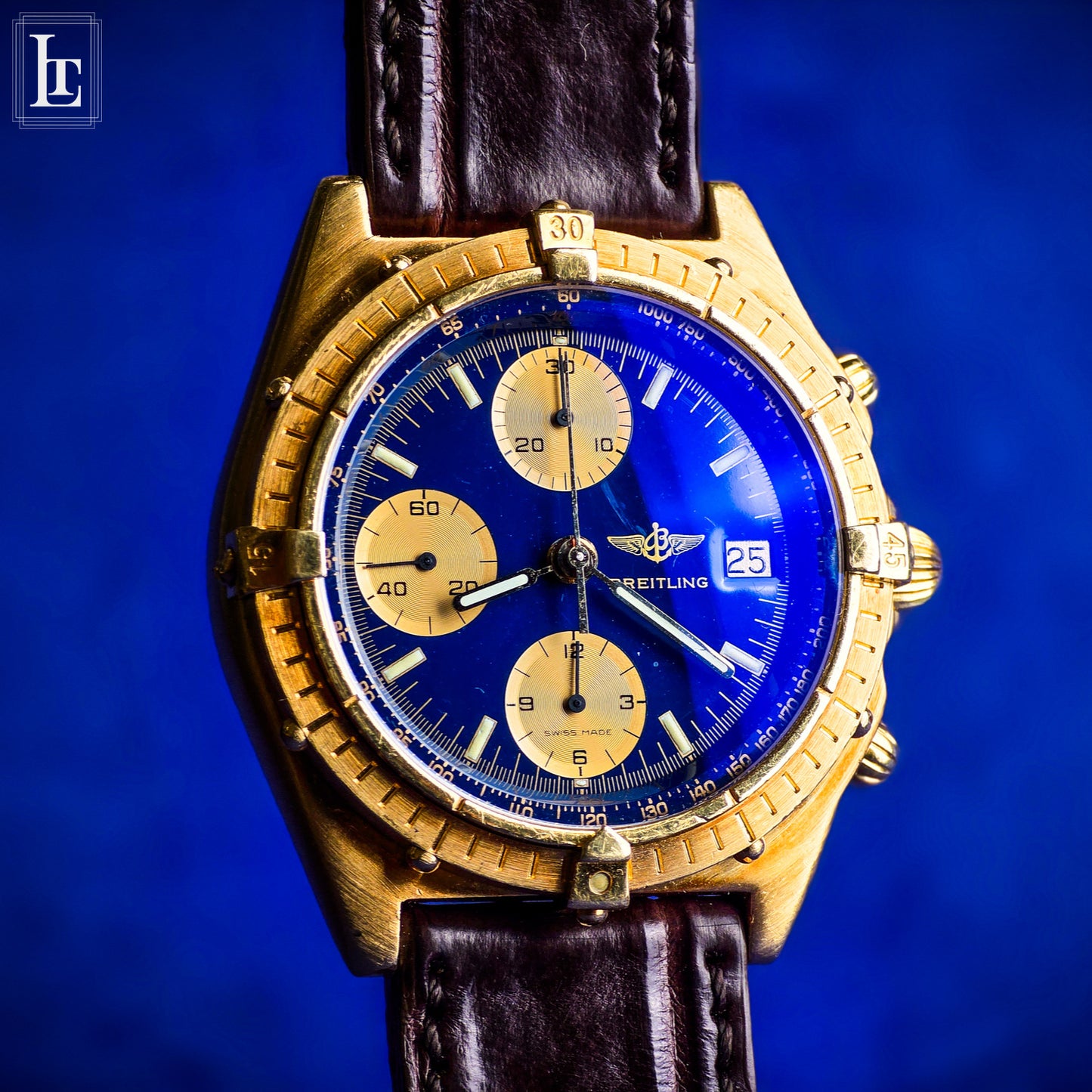 Breitling Chronomat blue 18k