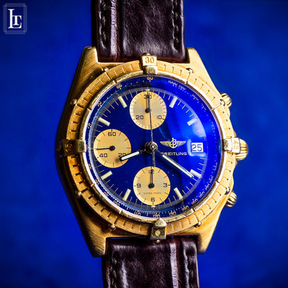 Breitling Chronomat blue 18k