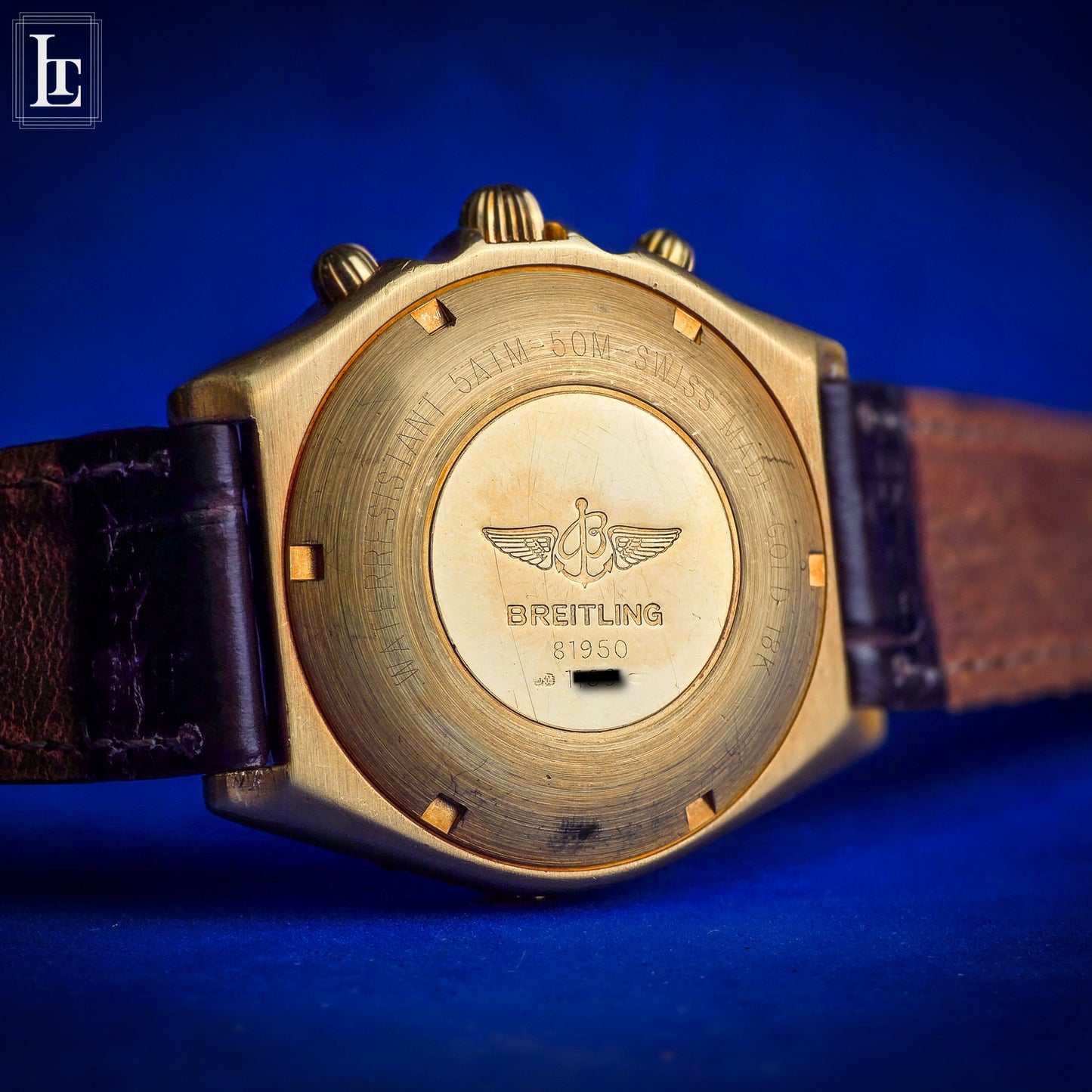 Breitling Chronomat blue 18k