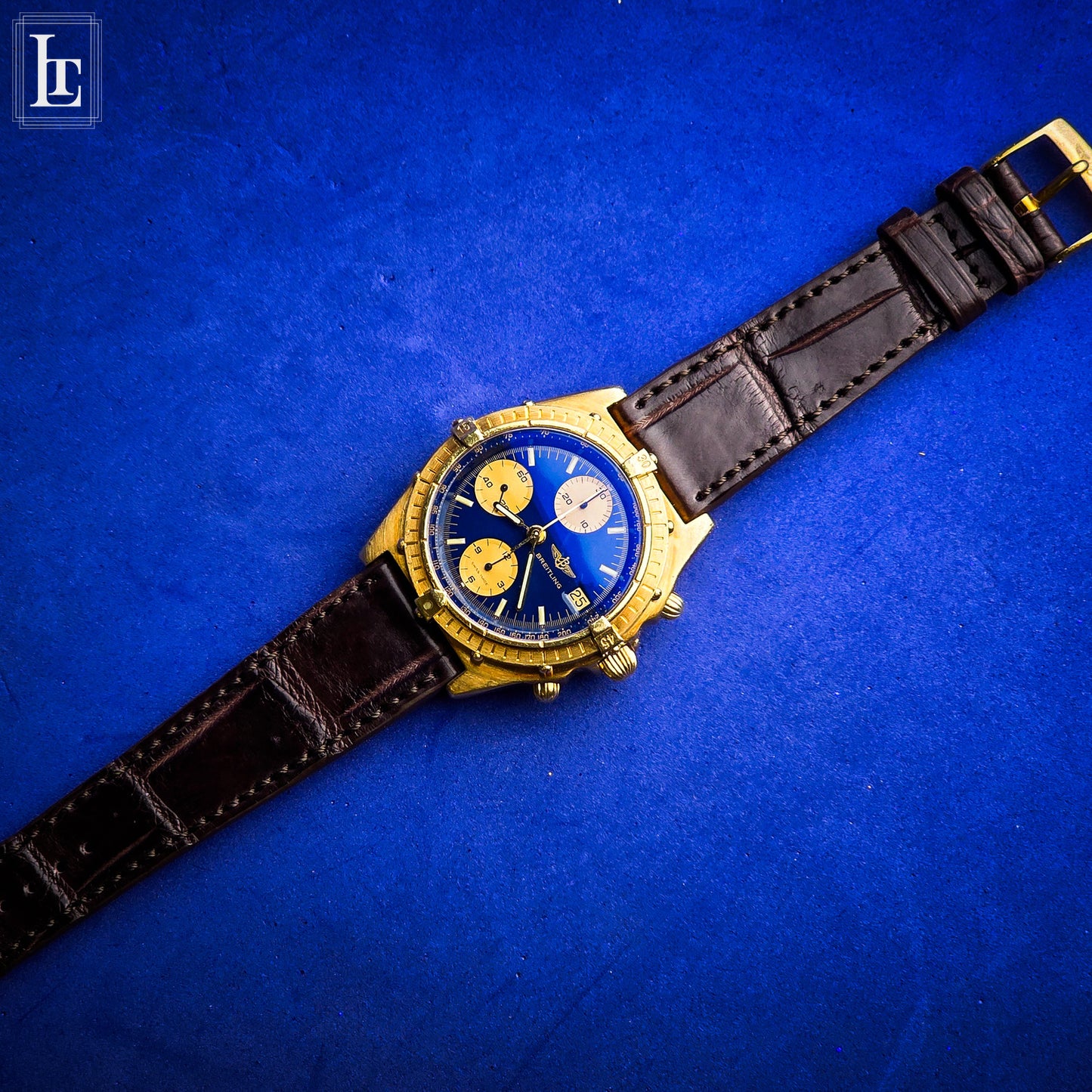 Breitling Chronomat blue 18k