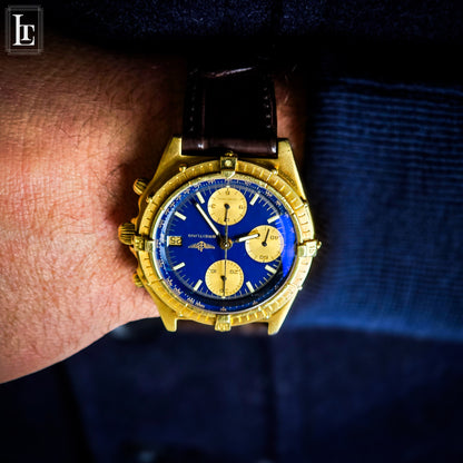 Breitling Chronomat blue 18k
