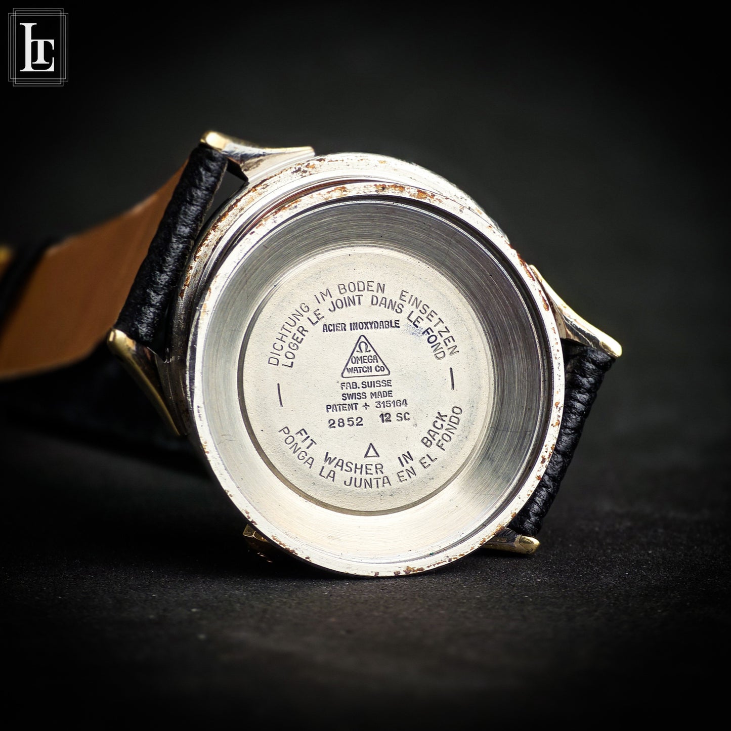 Omega Constellation nero gilt 