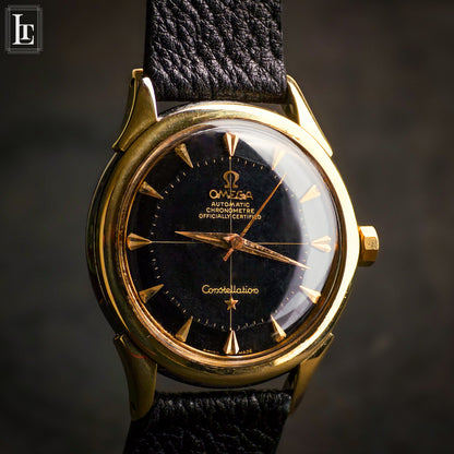Omega Constellation nero gilt 