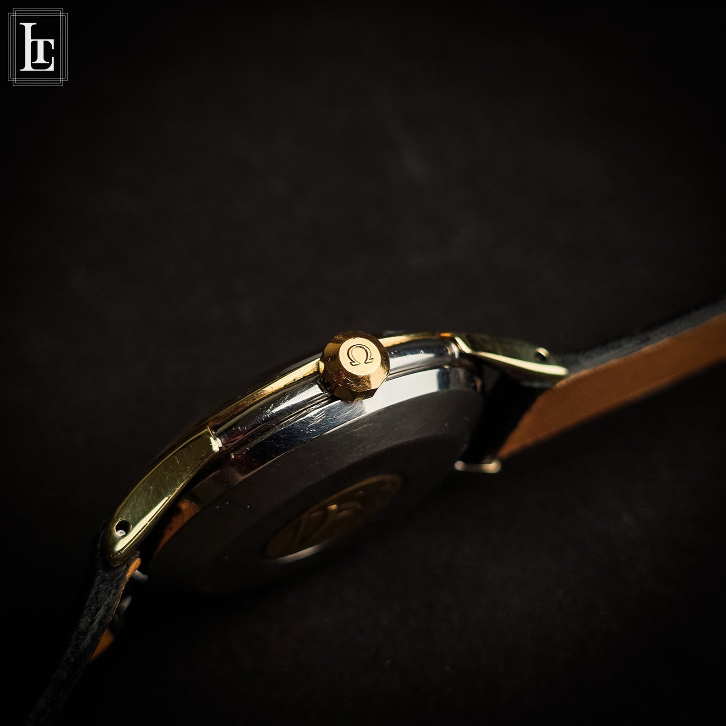 Omega Constellation nero gilt 