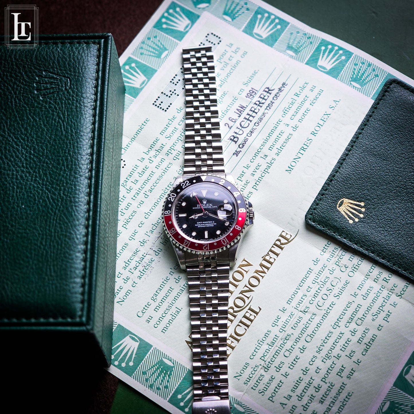Rolex GMT Master II 16710 b&p coke jubelee