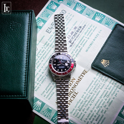 Rolex GMT Master II 16710 b&p coke jubelee