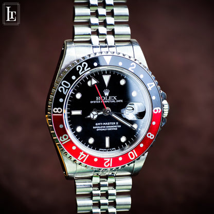 Rolex GMT Master II 16710 b&p coke jubelee