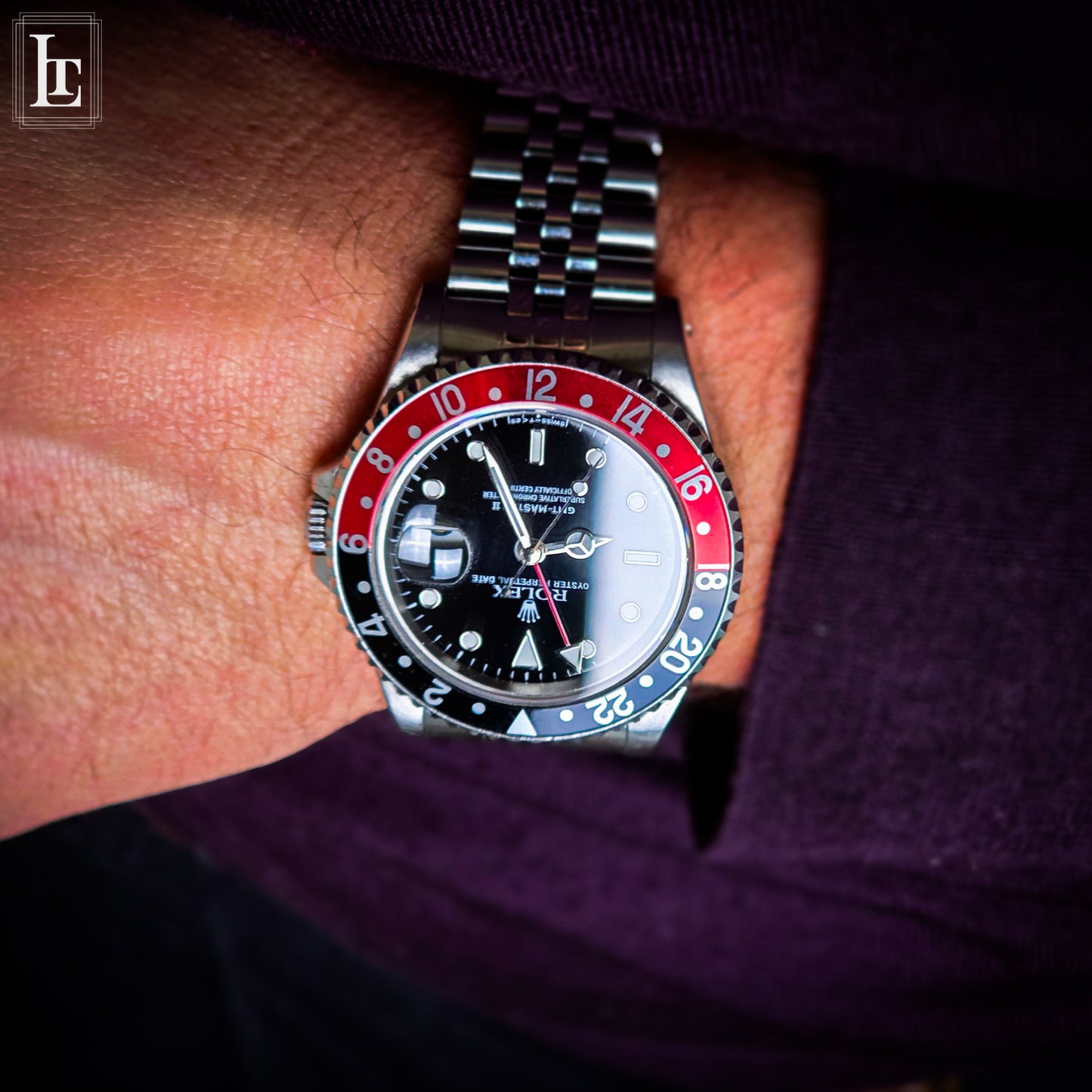 Rolex GMT Master II 16710 b&p coke jubelee