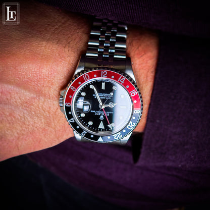 Rolex GMT Master II 16710 b&p coke jubelee