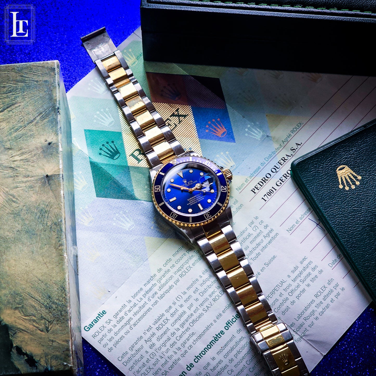 Rolex Submariner 16613 b&p