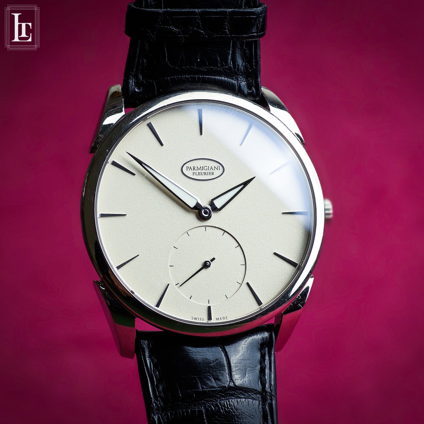 Parmigiani Fleurier Tonda 1950 Oro Bianco b&p