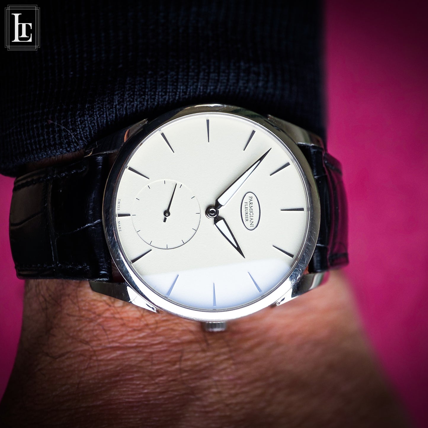 Parmigiani Fleurier Tonda 1950 Oro Bianco b&p