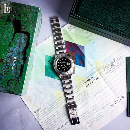 Rolex Explorer II black SEL b&p