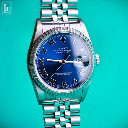 Rolex Datejust 16220 Blue