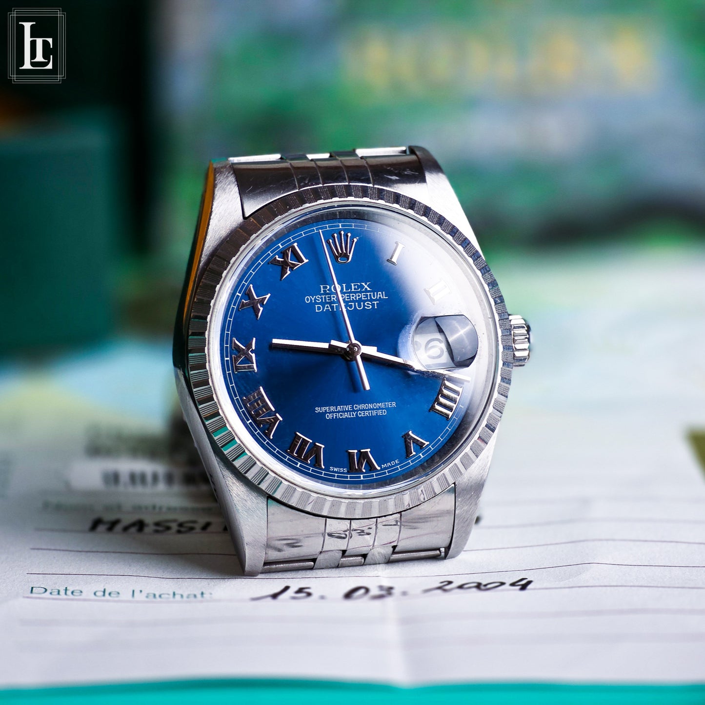 Rolex Datejust 16220 Blue