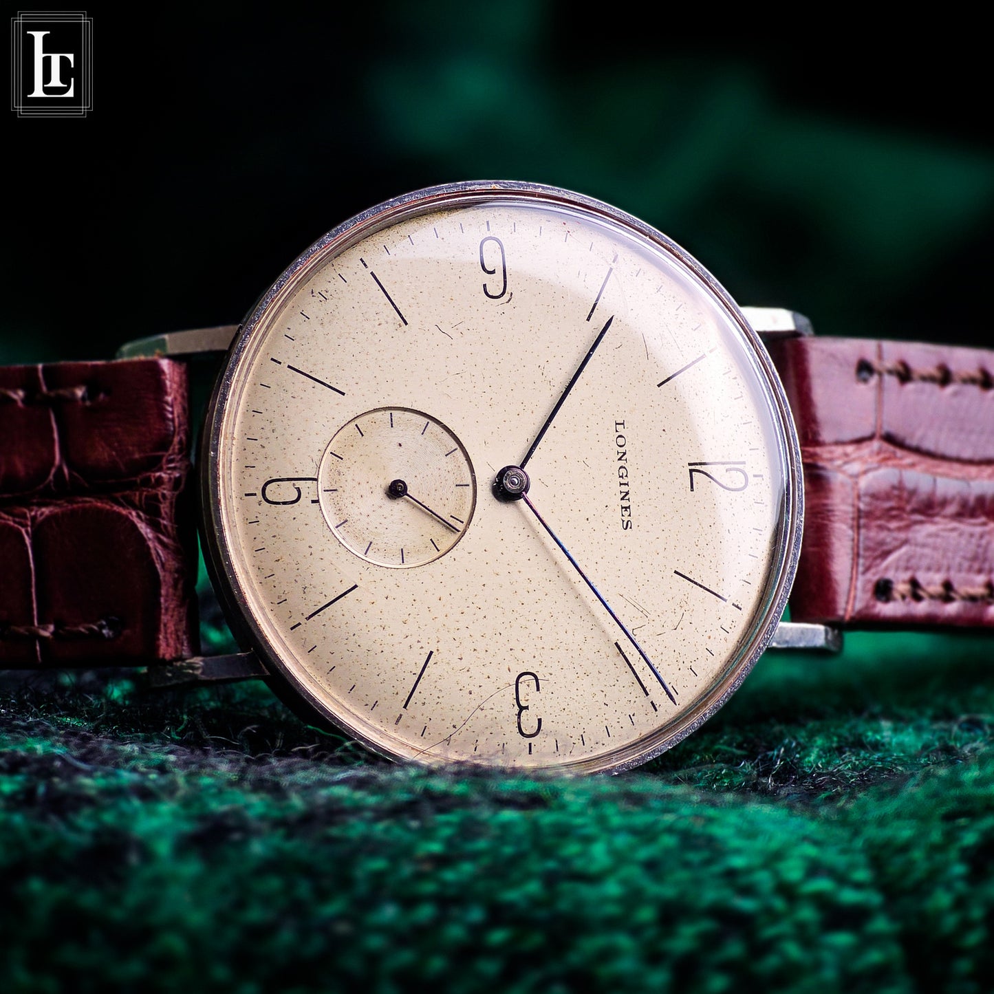 Longines Oversize coin edge art decò