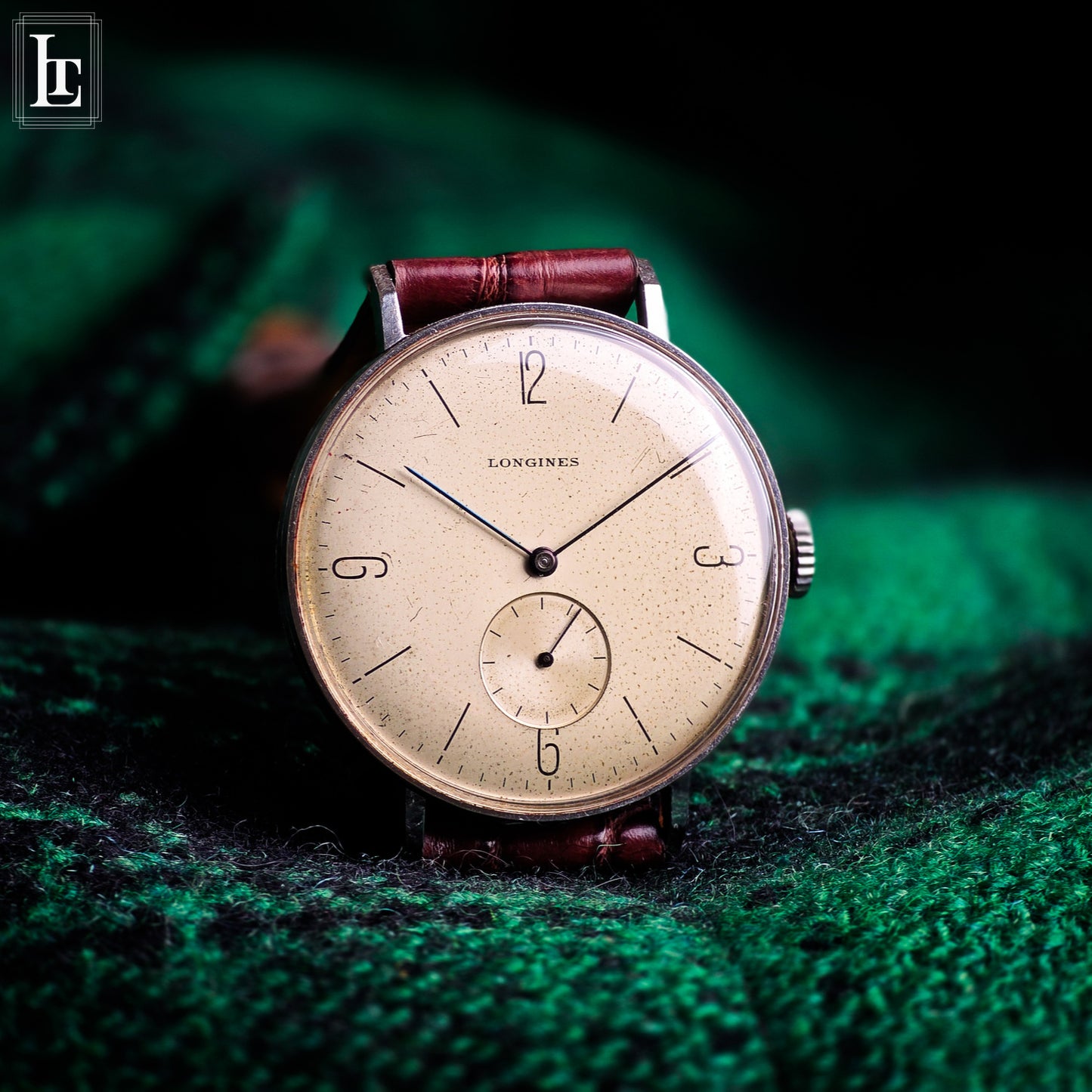 Longines Oversize coin edge art decò