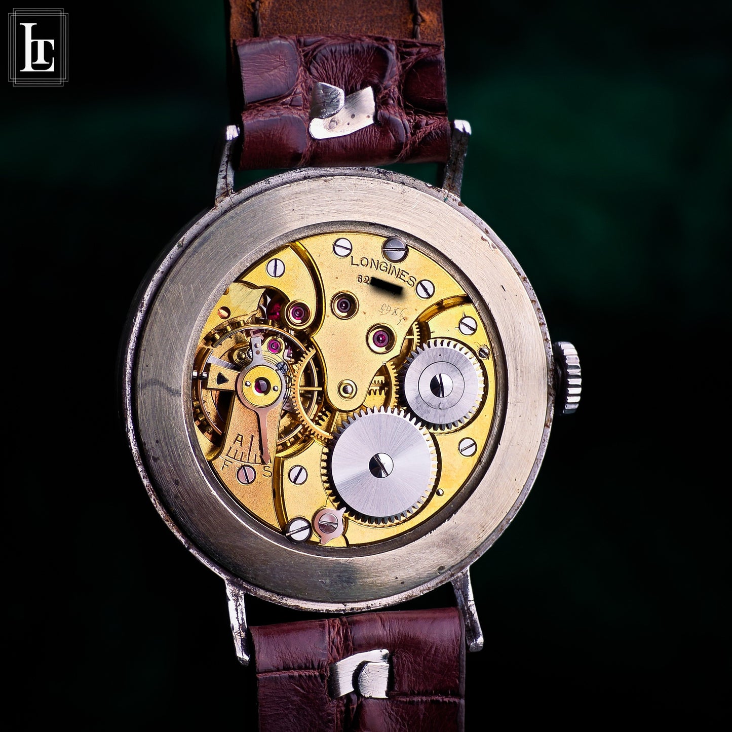 Longines Oversize coin edge art decò