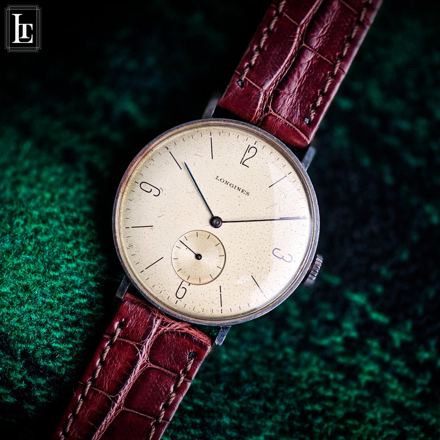 Longines Oversize coin edge art decò