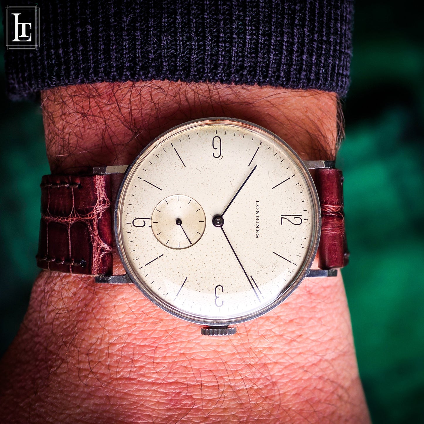 Longines Oversize coin edge art decò