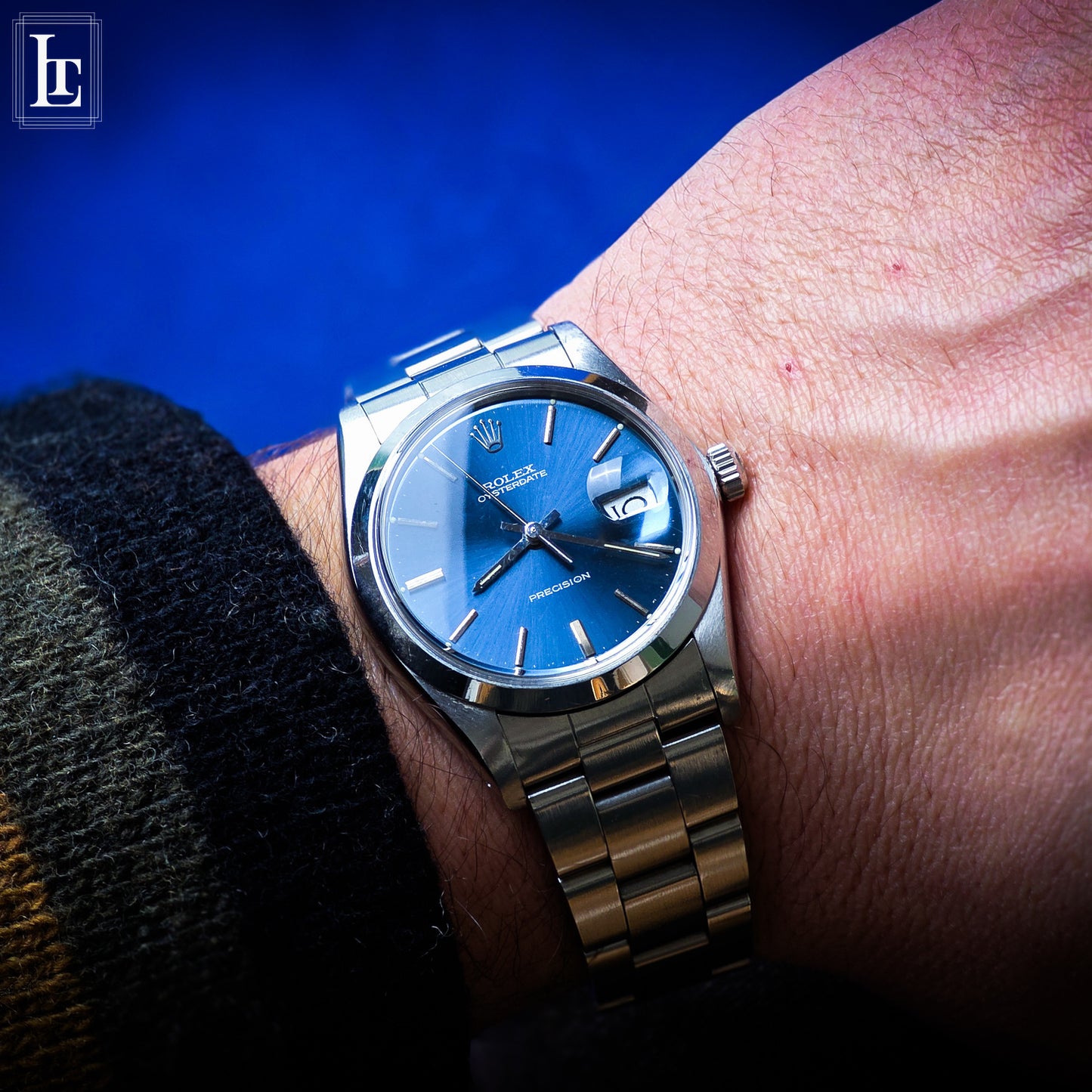 Rolex Oysterdate Precision blue