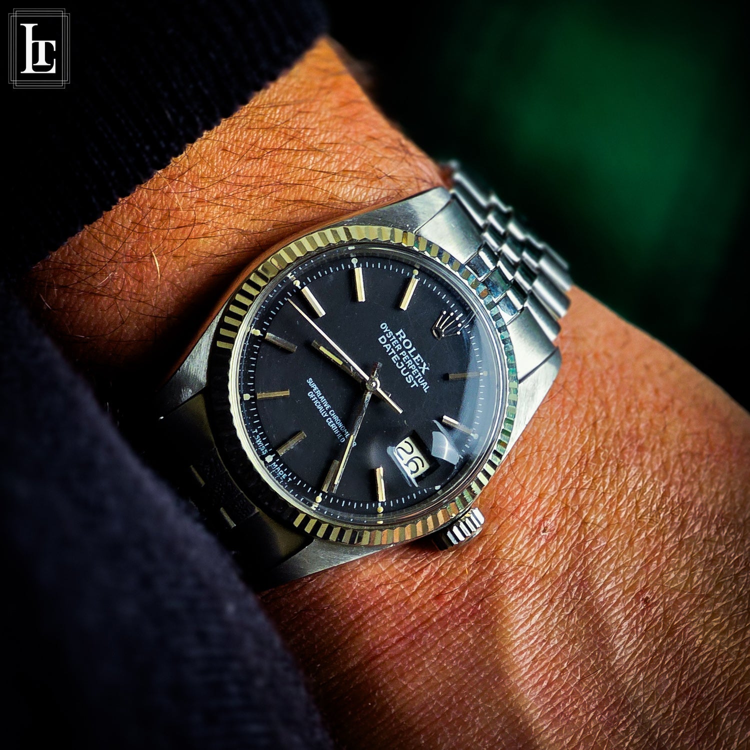 Rolex Datejust 1601 black dial – Luxo Time Firenze