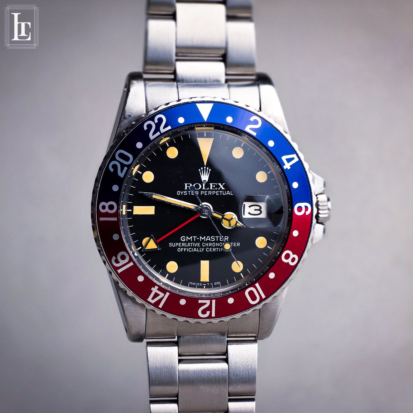 Rolex GMT Master 16750 Pepsi b&p Harrods
