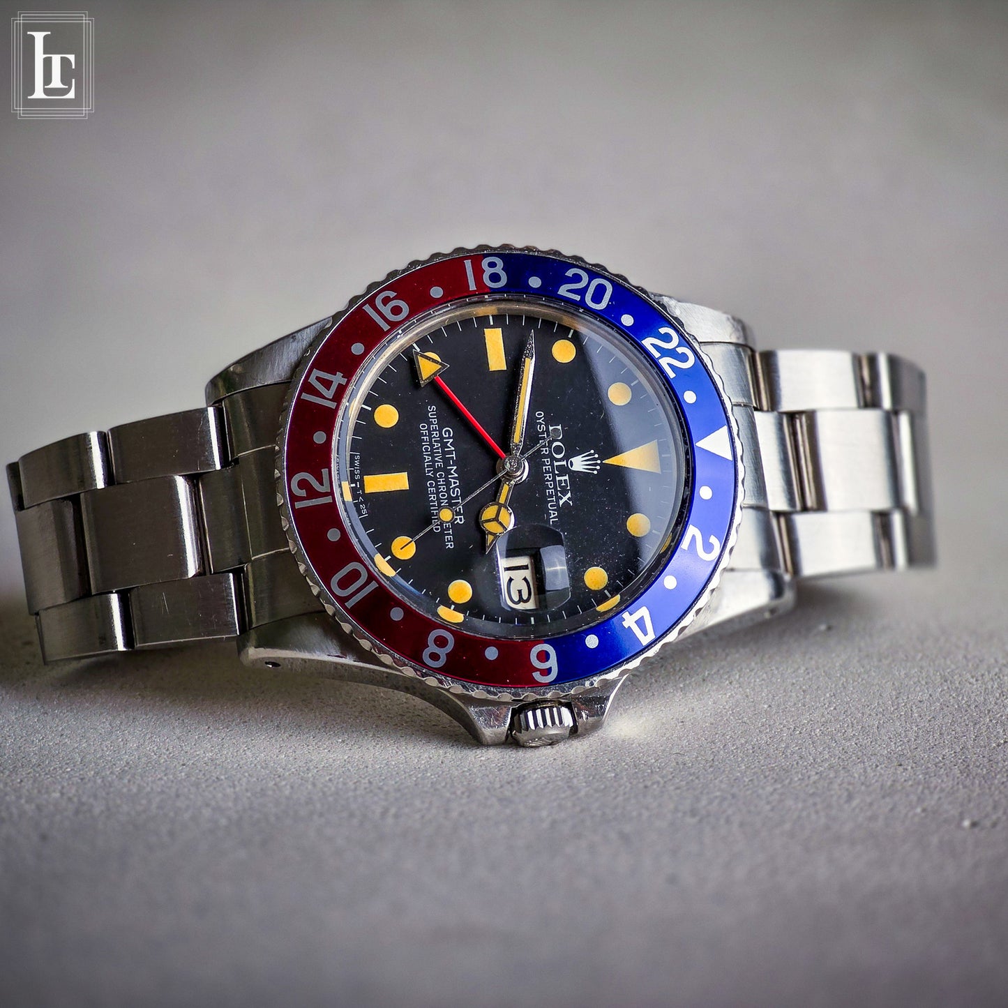Rolex GMT Master 16750 Pepsi b&p Harrods