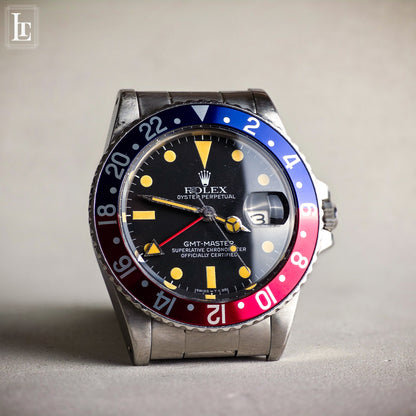 Rolex GMT Master 16750 Pepsi b&p Harrods