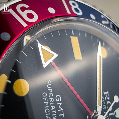 Rolex GMT Master 16750 Pepsi b&p Harrods