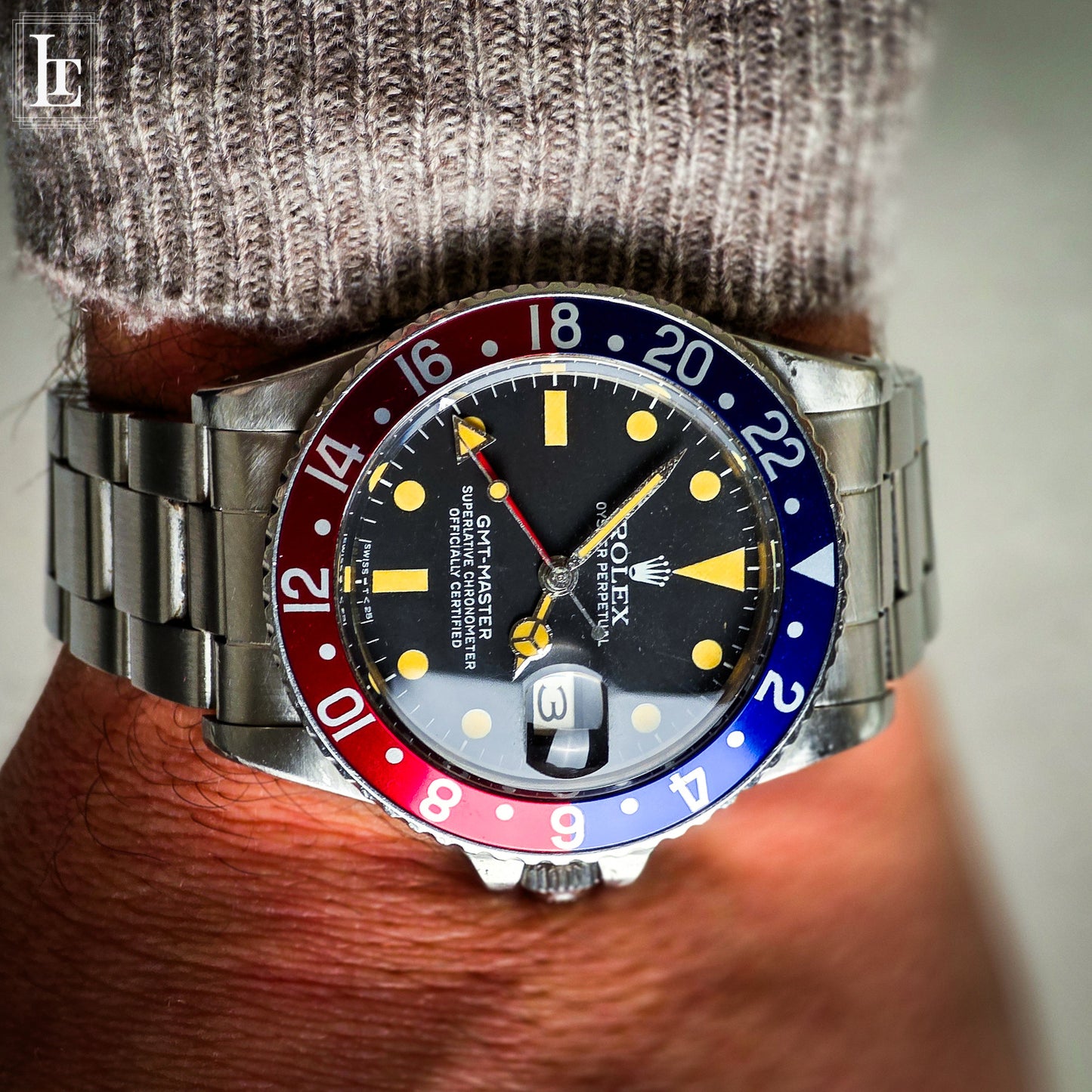 Rolex GMT Master 16750 Pepsi b&p Harrods