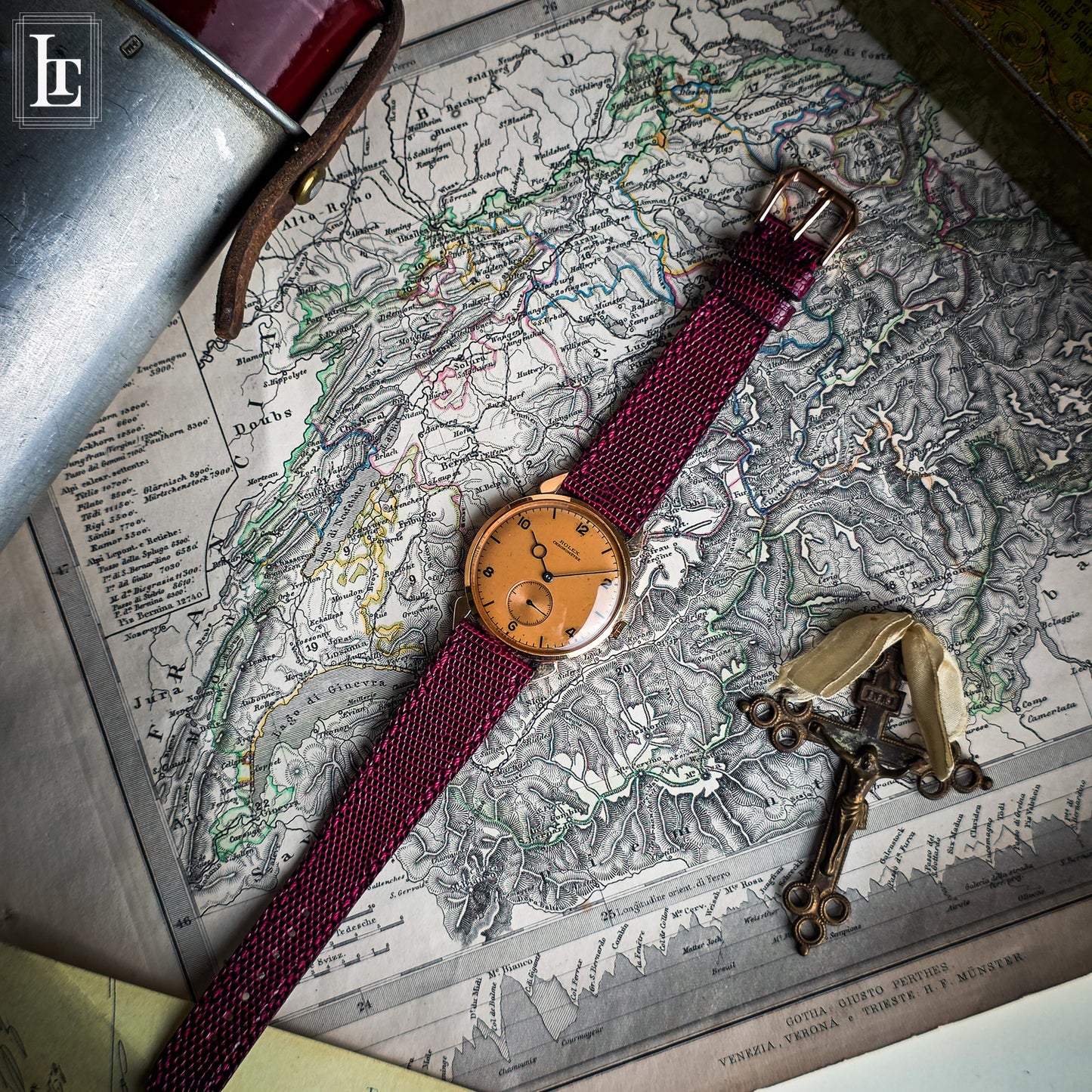 Rolex Chronometre pink gold