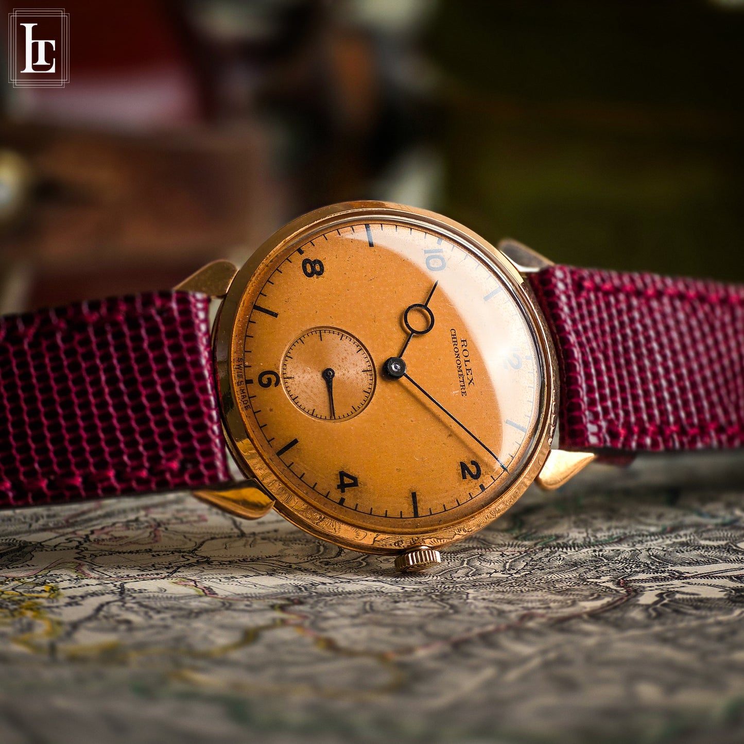 Rolex Chronometre pink gold