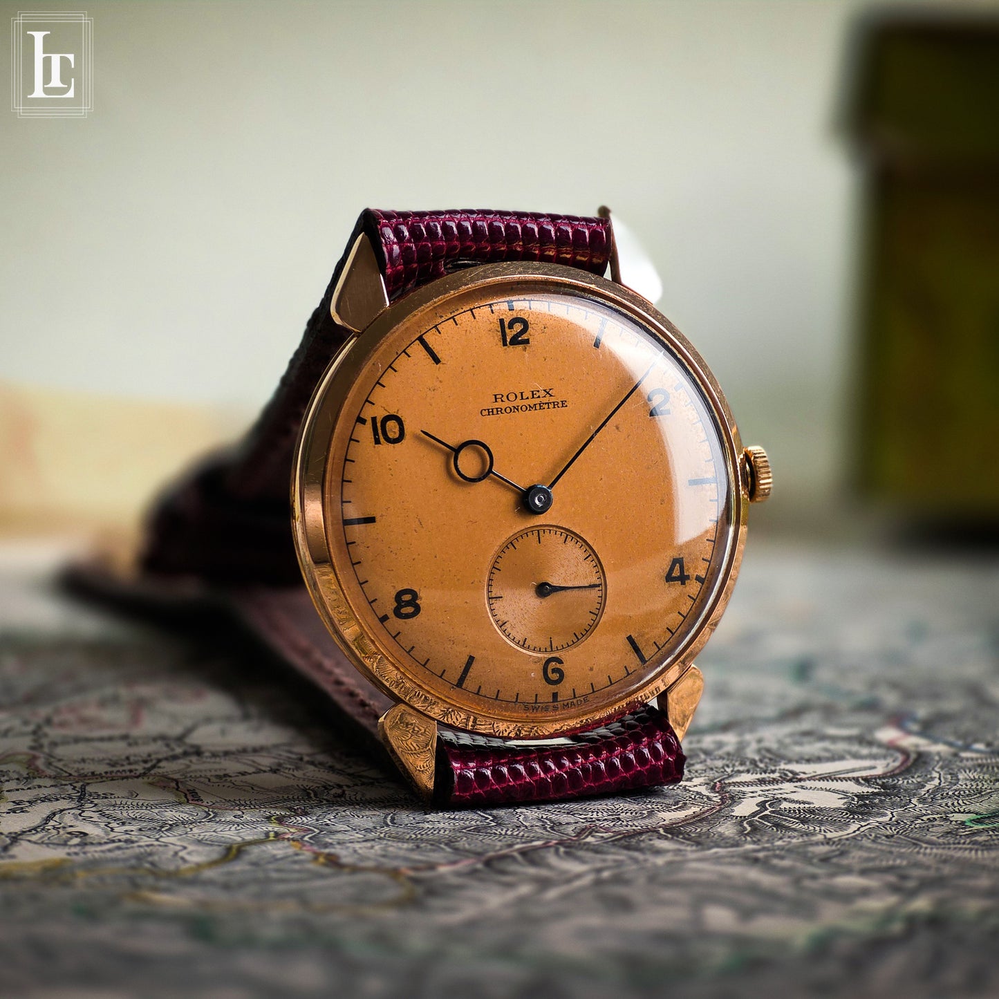 Rolex Chronometre pink gold