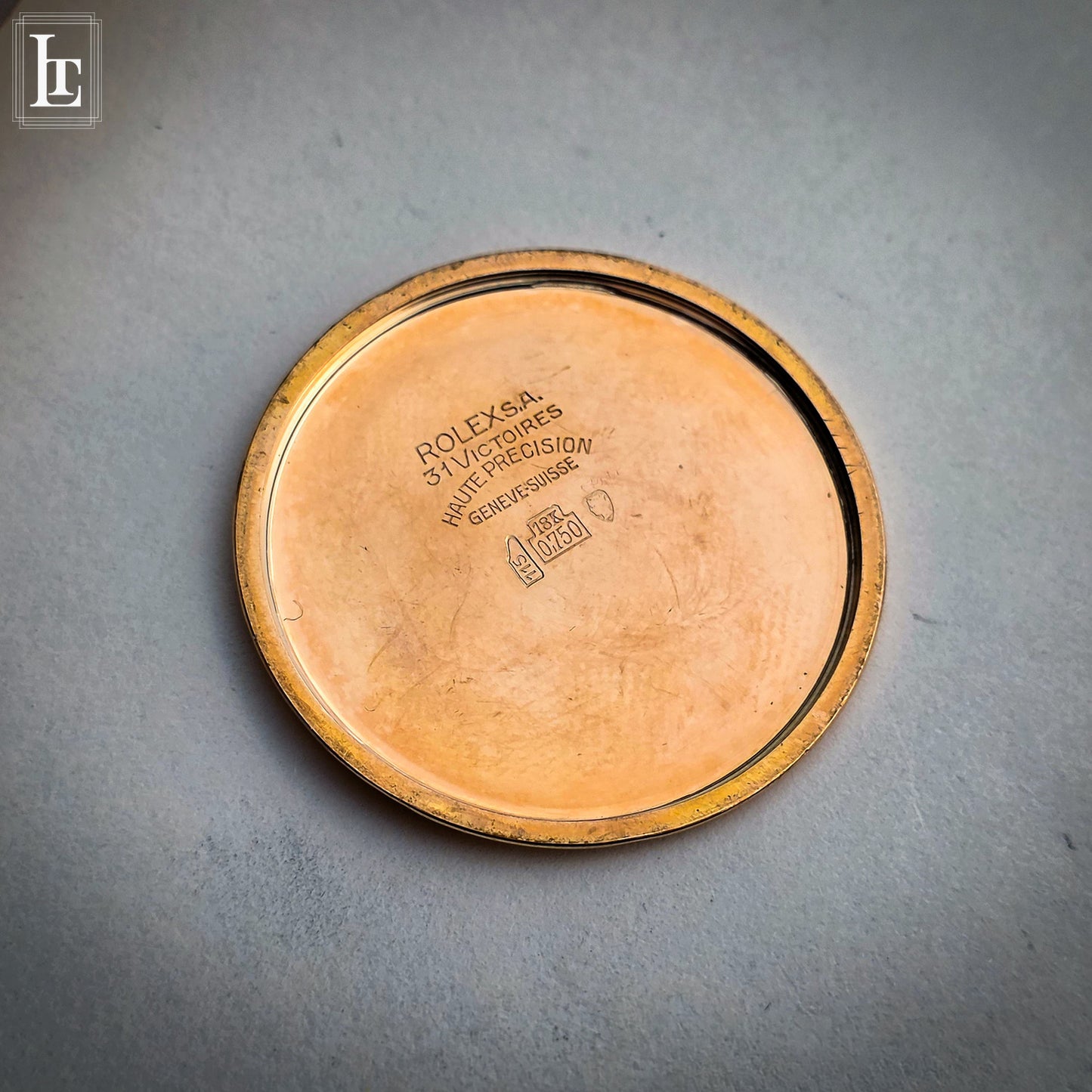 Rolex Chronometre pink gold