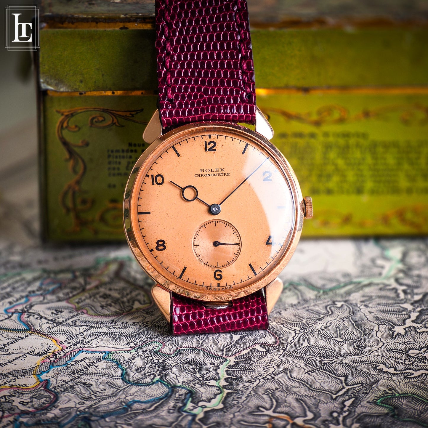 Rolex Chronometre pink gold