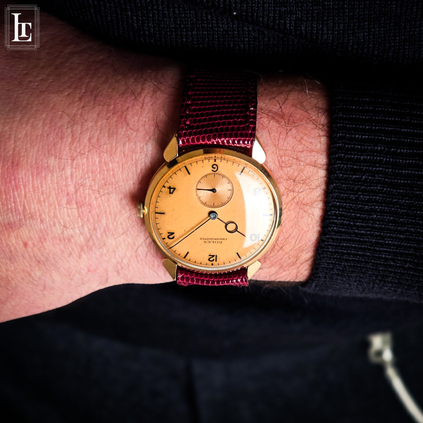 Rolex Chronometre pink gold