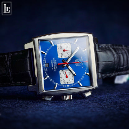 Tag Heuer Monaco blue