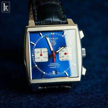 Tag Heuer Monaco blue